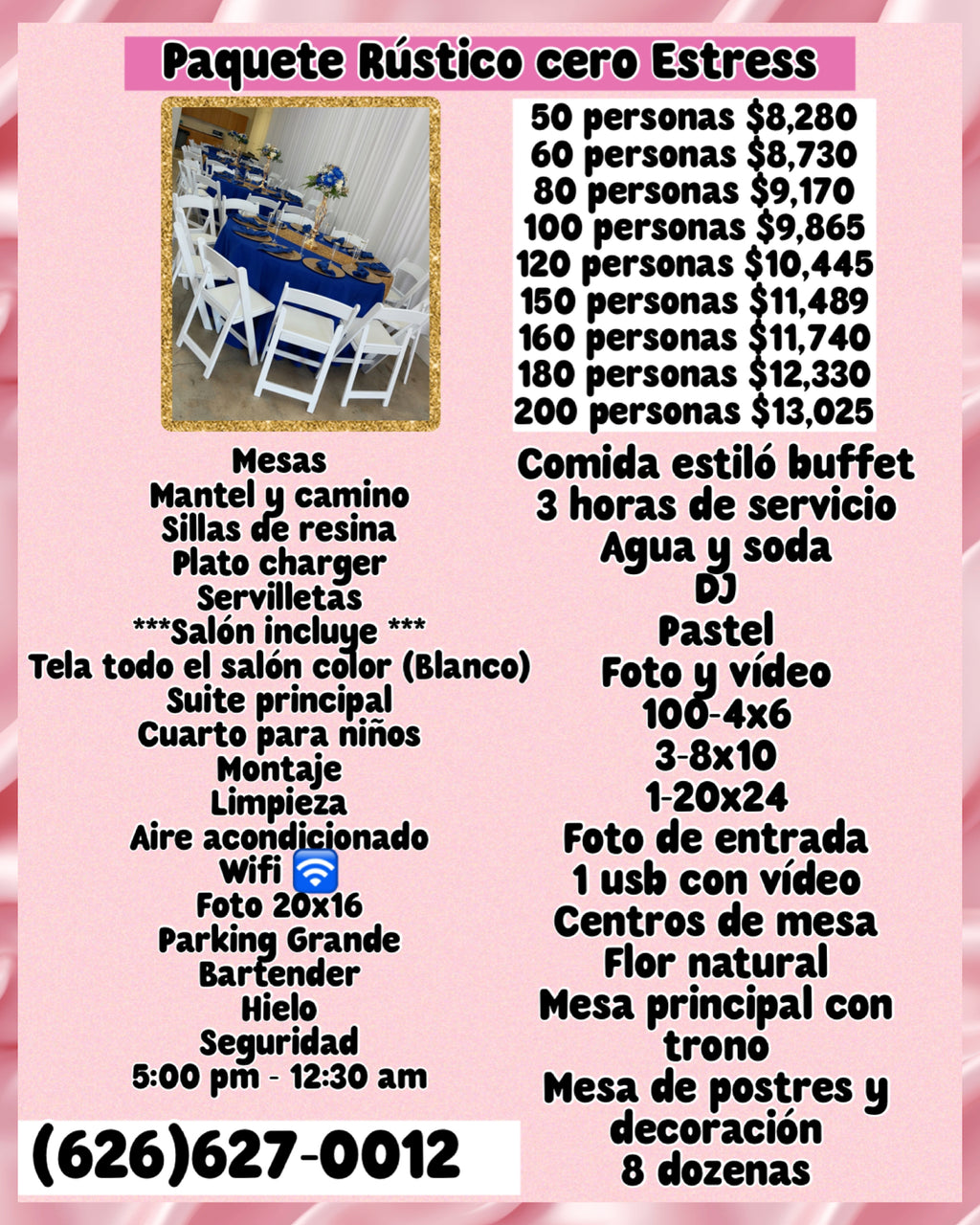 Rustic Stress Free package